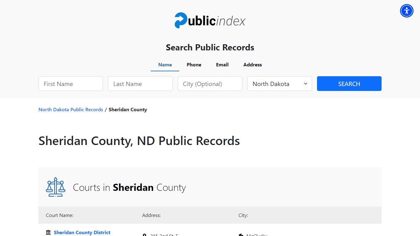 Sheridan County, ND Public Court, Arrest and Inmate Records ...